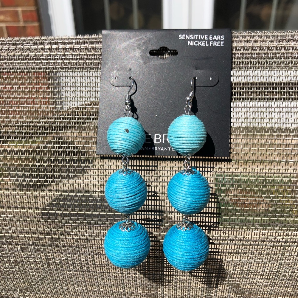 Shades of blue earrings perfect for Spring!!